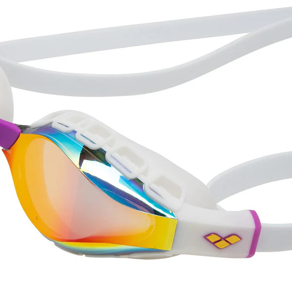 Air Sonic Mirror Swim Goggles Gold White