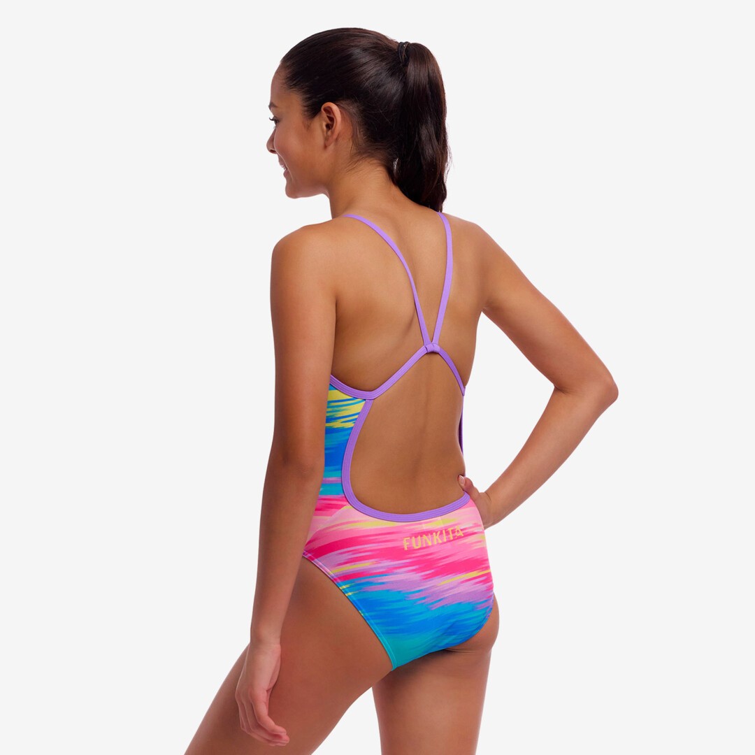 Tropic Wash Girl's Single Strap One Piece