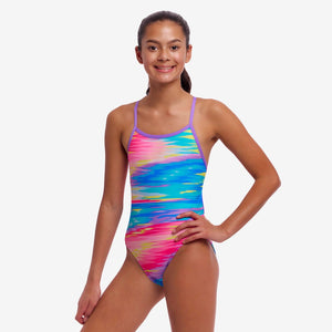 Tropic Wash Girl's Single Strap One Piece