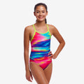 Lost Ocean Girl's Diamond Back One Piece