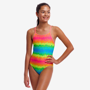 Melting Mayhem Girl's Diamond Back One Piece