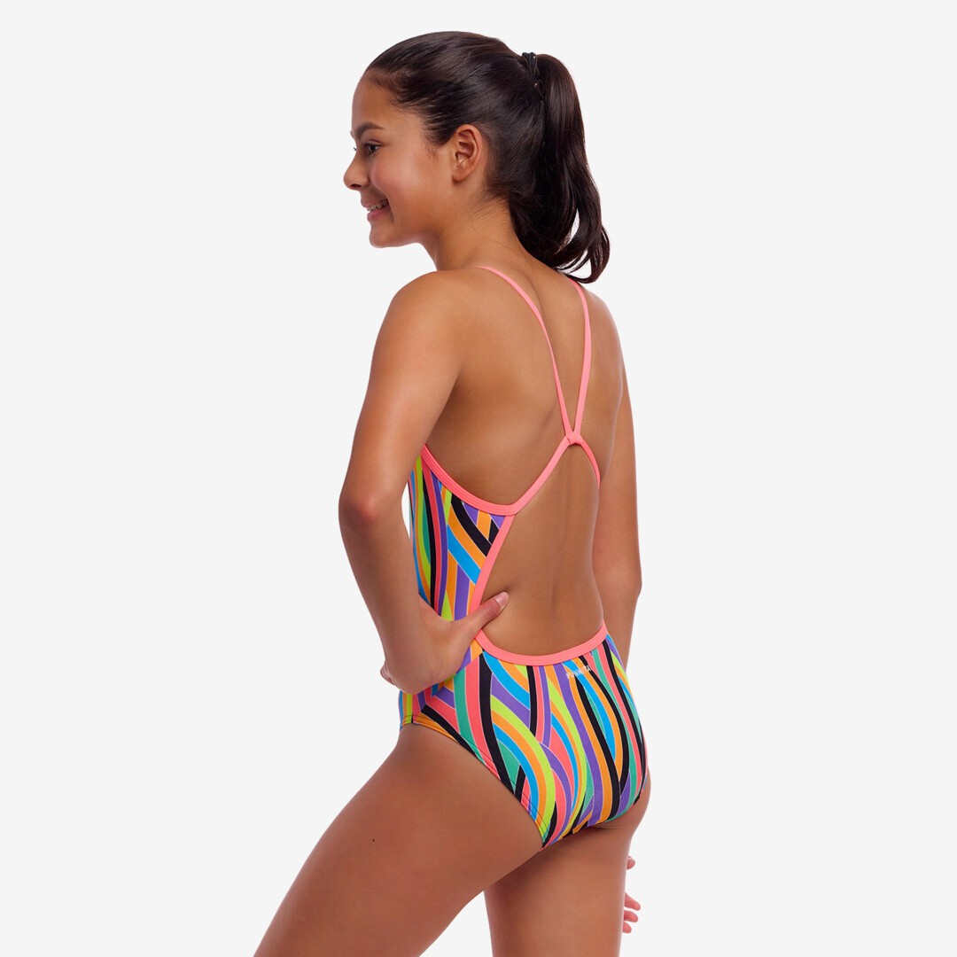 Curl Curl Girl's Single Strap One Piece