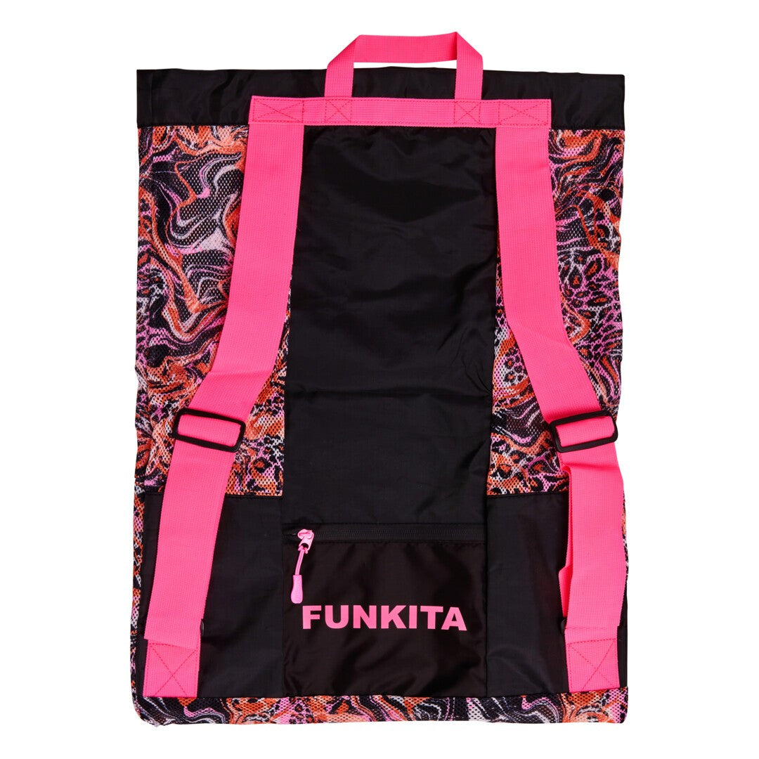 Funkita Gear Up Mesh Backpack - Tipsy Tiger