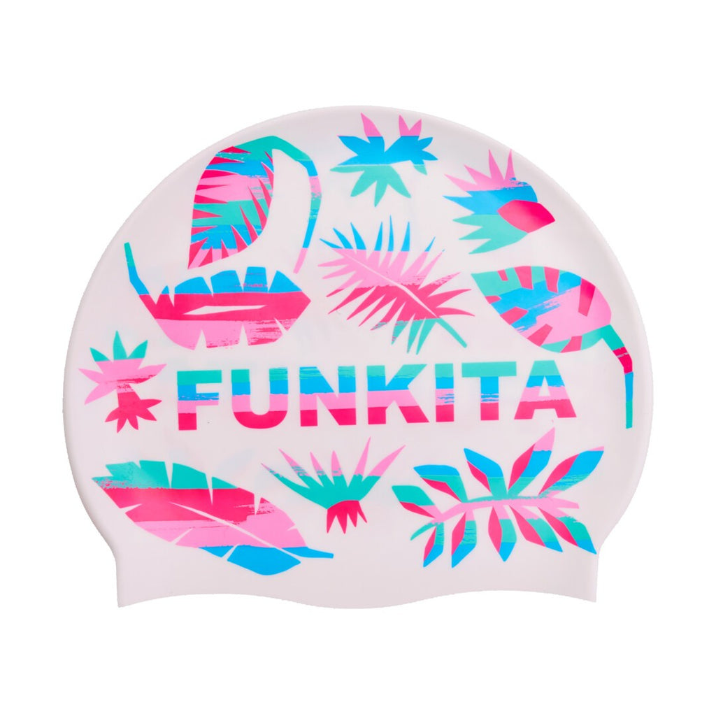 Lost Leaf Silicone Swimming Cap