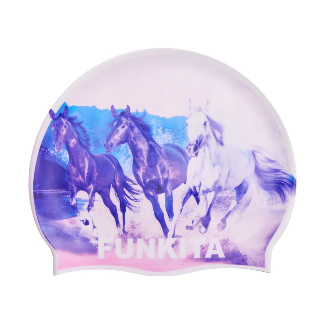 Ride Time Silicone Swimming Cap
