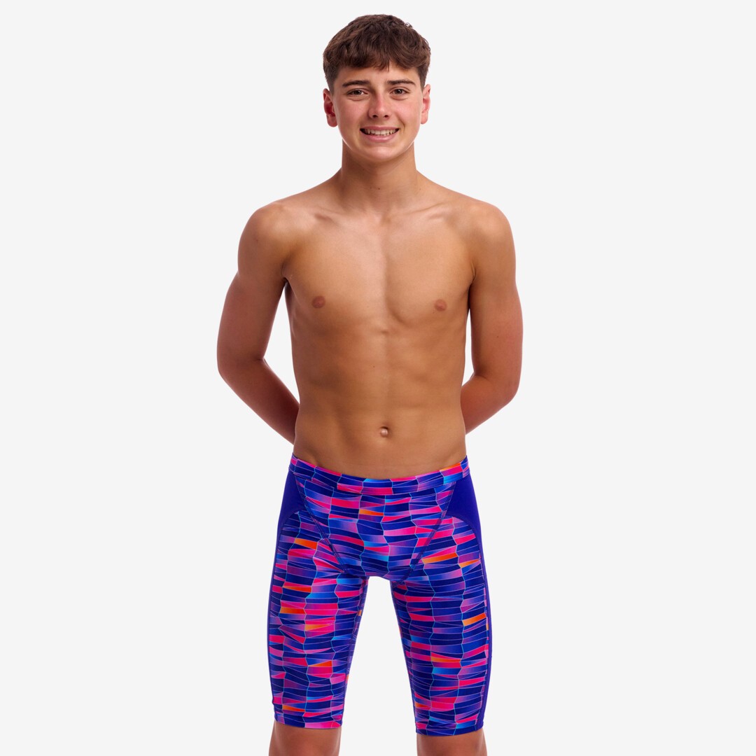 Warped Waves Boy's Training Jammers
