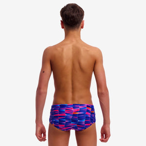 Warped Waves Boy's Sidewinder Trunks