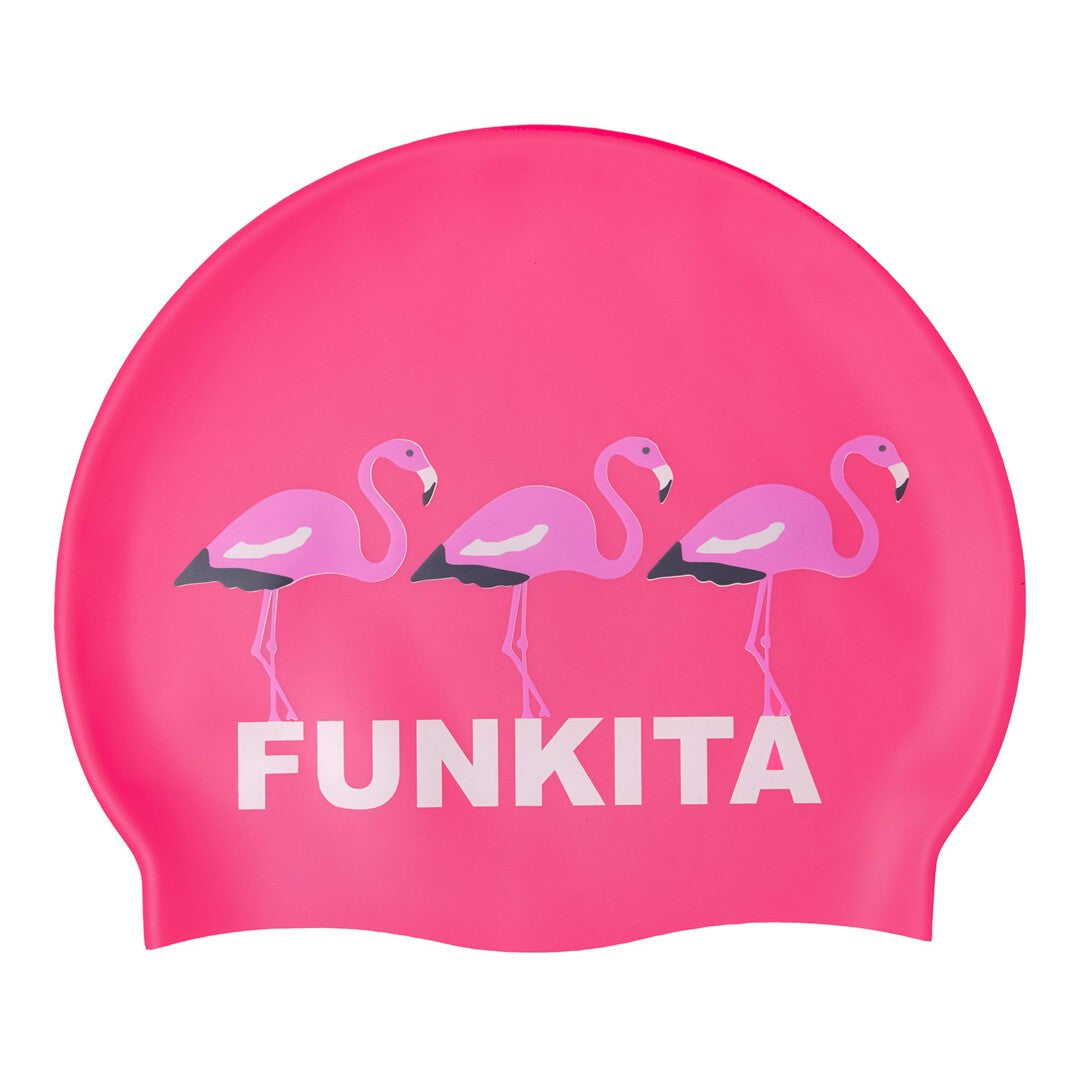 Flaming Go Gos Silicone Swimming Cap