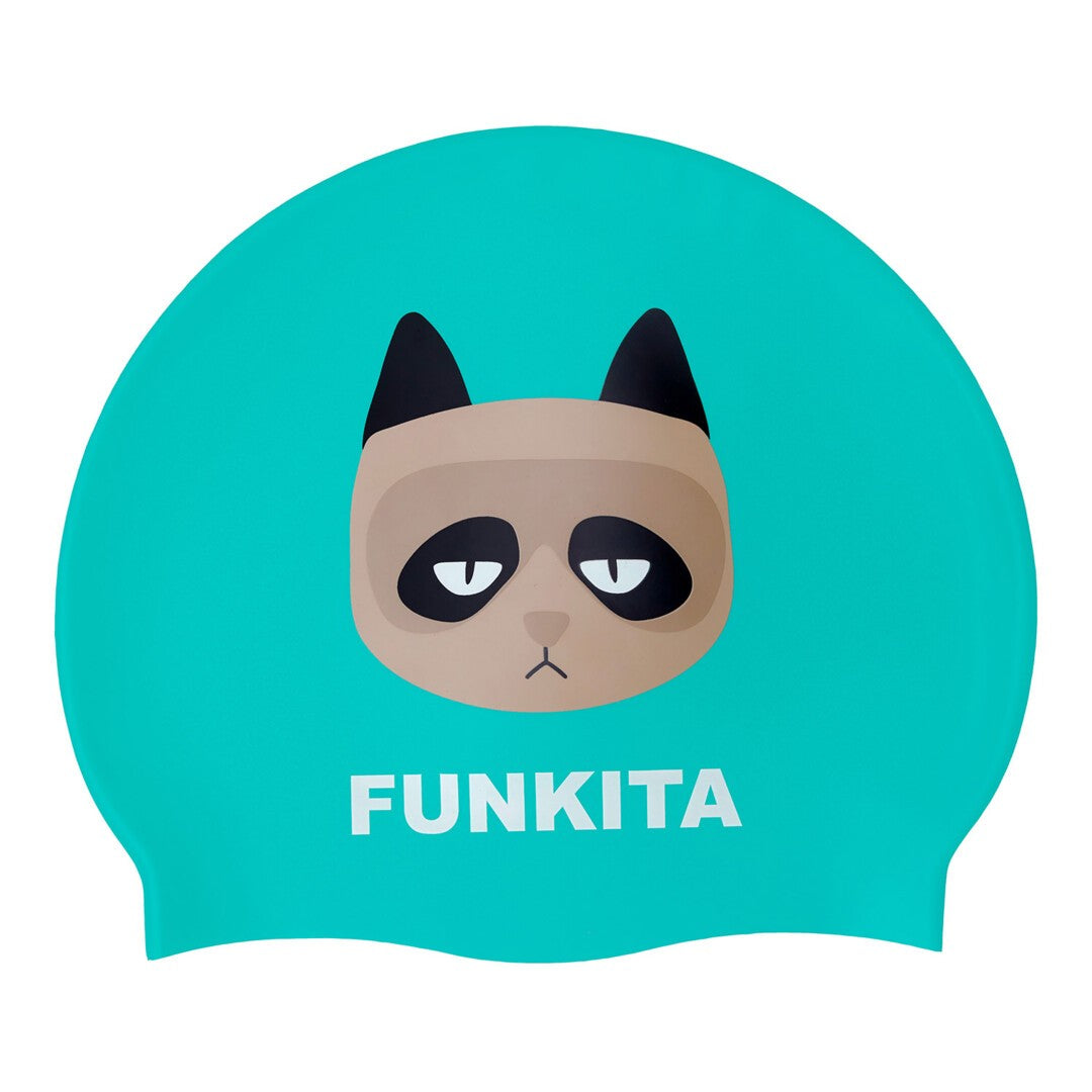 Still Grumpy Silicone Swimming Cap