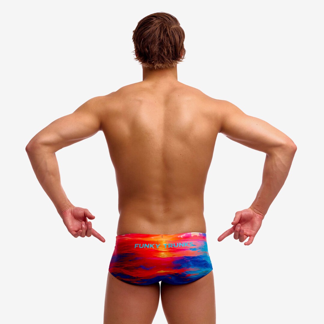 Sunset Delight Men's Sidewinder Trunks
