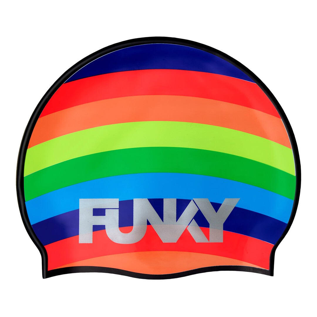 Rainbowie Silicone Swimming Cap