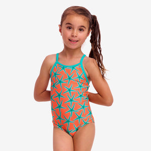 Stars Below Toddler Girl's Printed