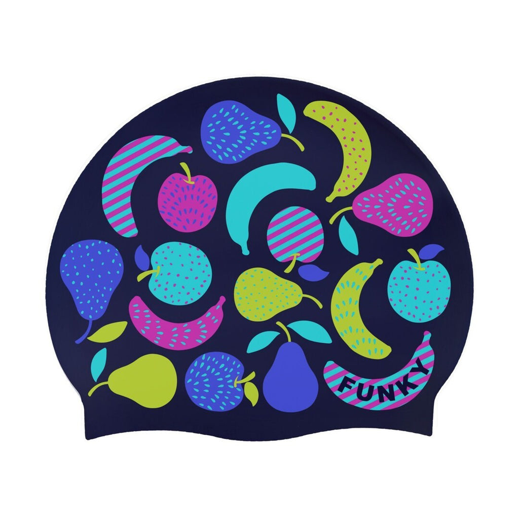 Fruit Salad Silicone Swimming Cap