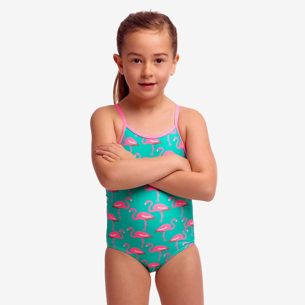 Go Flamingo! Toddler Girl's Printed One Piece