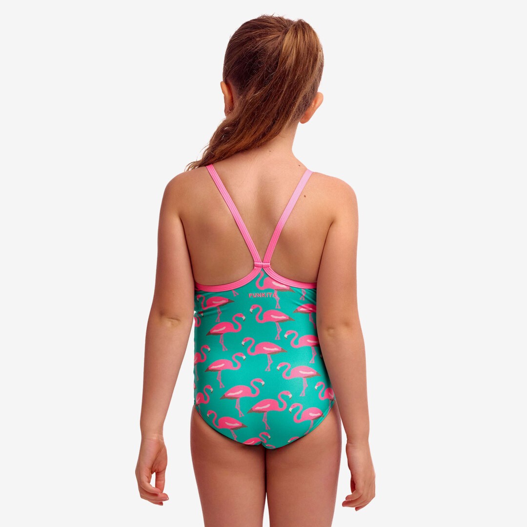 Go Flamingo! Toddler Girl's Printed One Piece