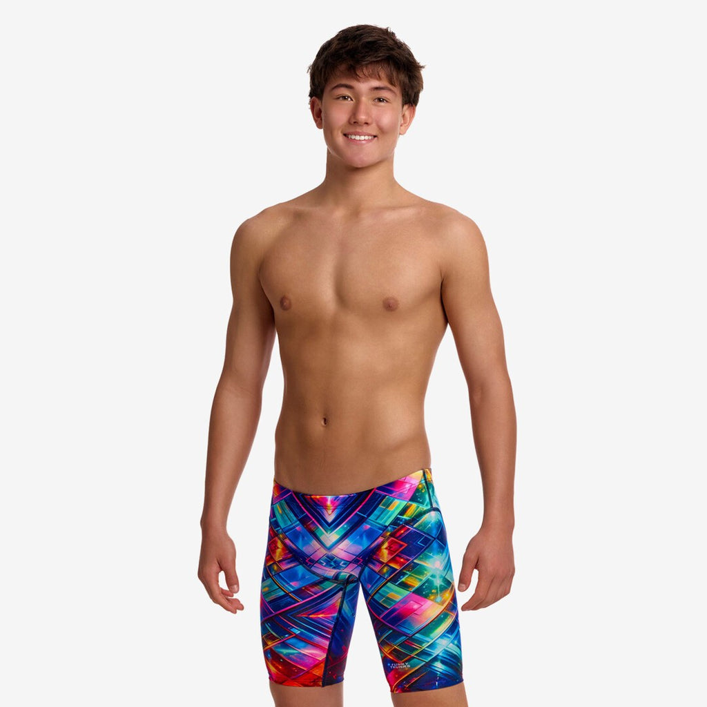 Funky Trunks Firefly Sparkle Boys' Fast Training Jammers