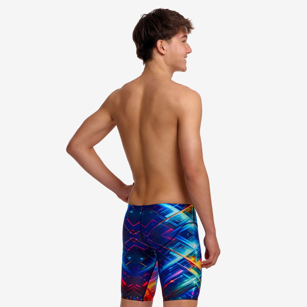 Funky Trunks Firefly Sparkle Boys' Fast Training Jammers