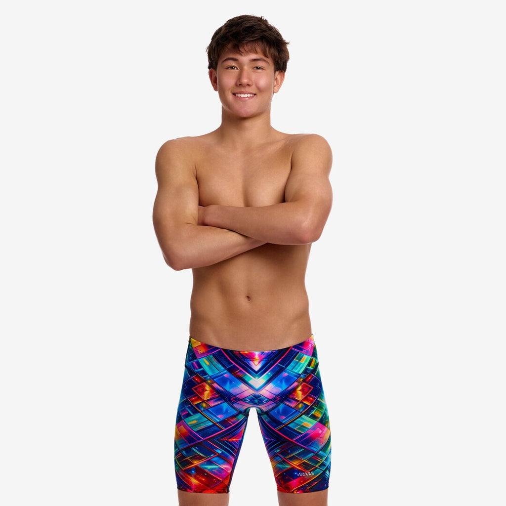 Funky Trunks Firefly Sparkle Boys' Fast Training Jammers