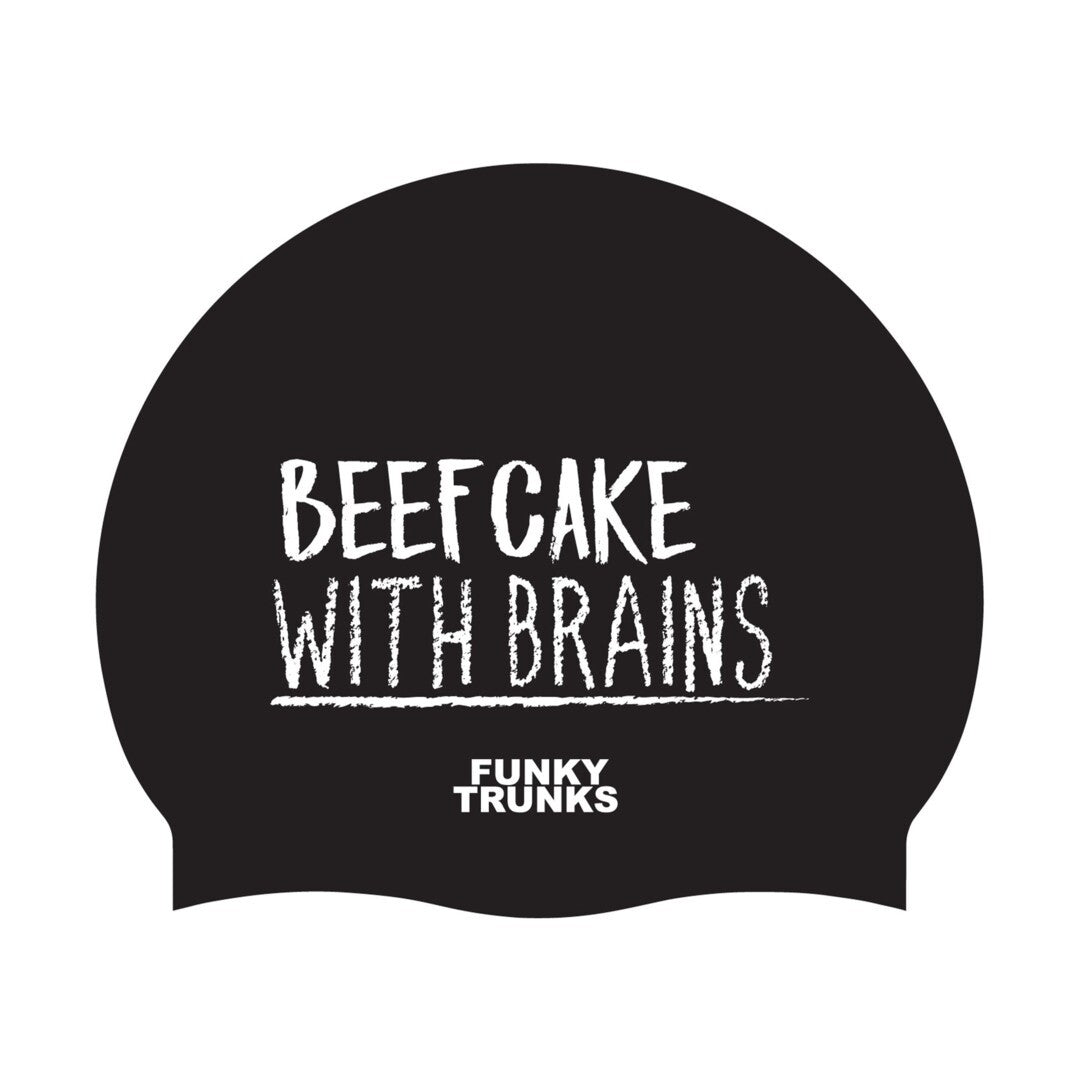 Beef Cake Silicone Swimming Cap