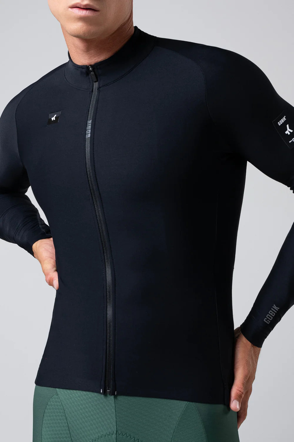 LONG SLEEVE JERSEY MEN  Pacer Solid 2.0 Jasper