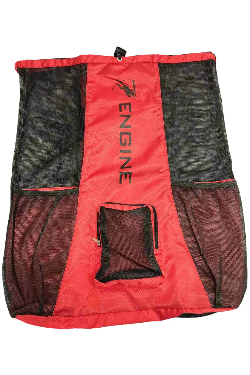Mesh Backpack Red
