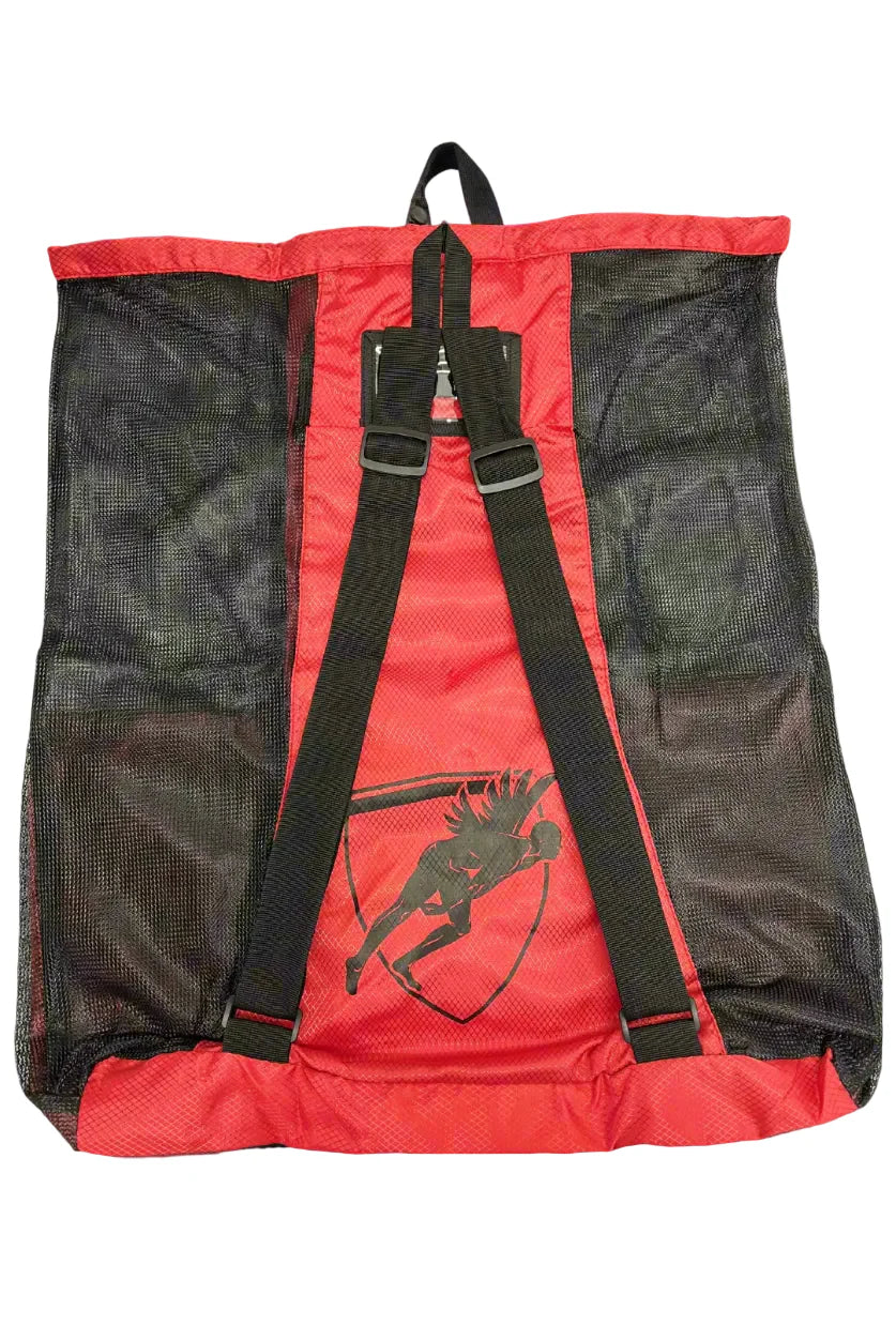 Mesh Backpack Red