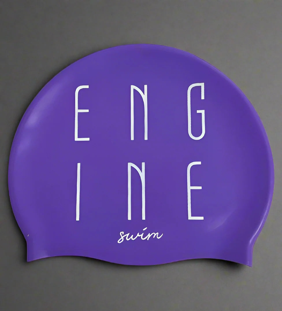Silicone Swim Cap - Tower Lavender