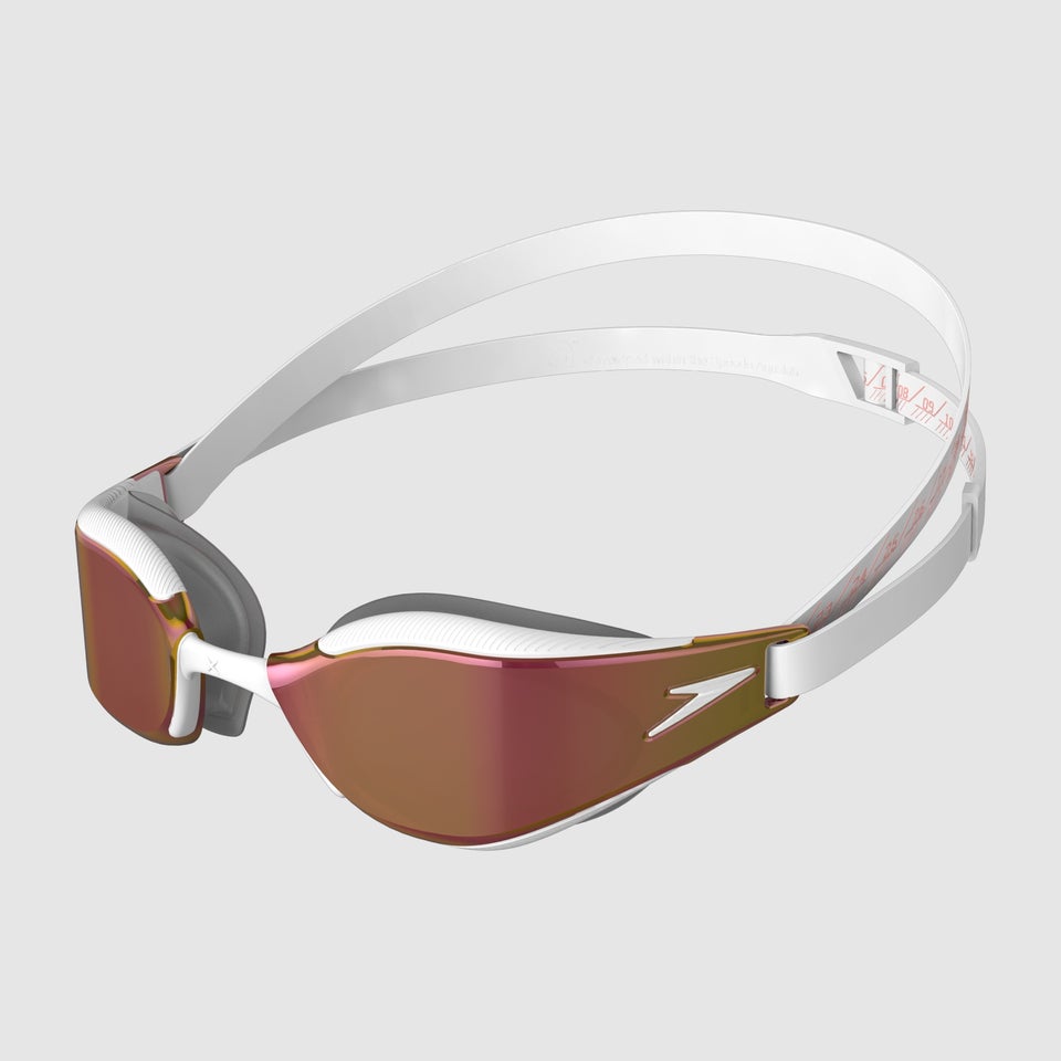 Adult Fastskin Hyper Elite Mirror Goggles White/Gold