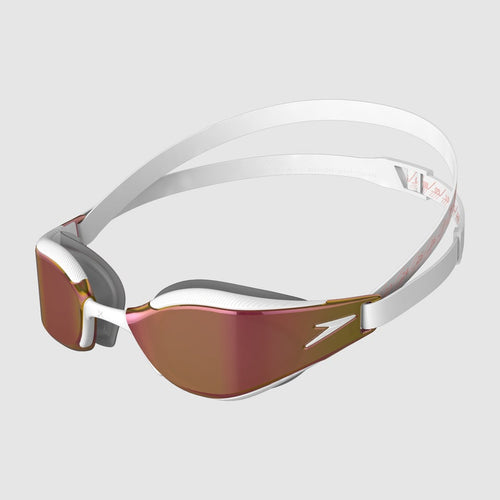 Adult Fastskin Hyper Elite Mirror Goggles White/Gold