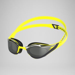 Adult Fastskin Pure Focus Mirror Goggles Yellow/Smoke
