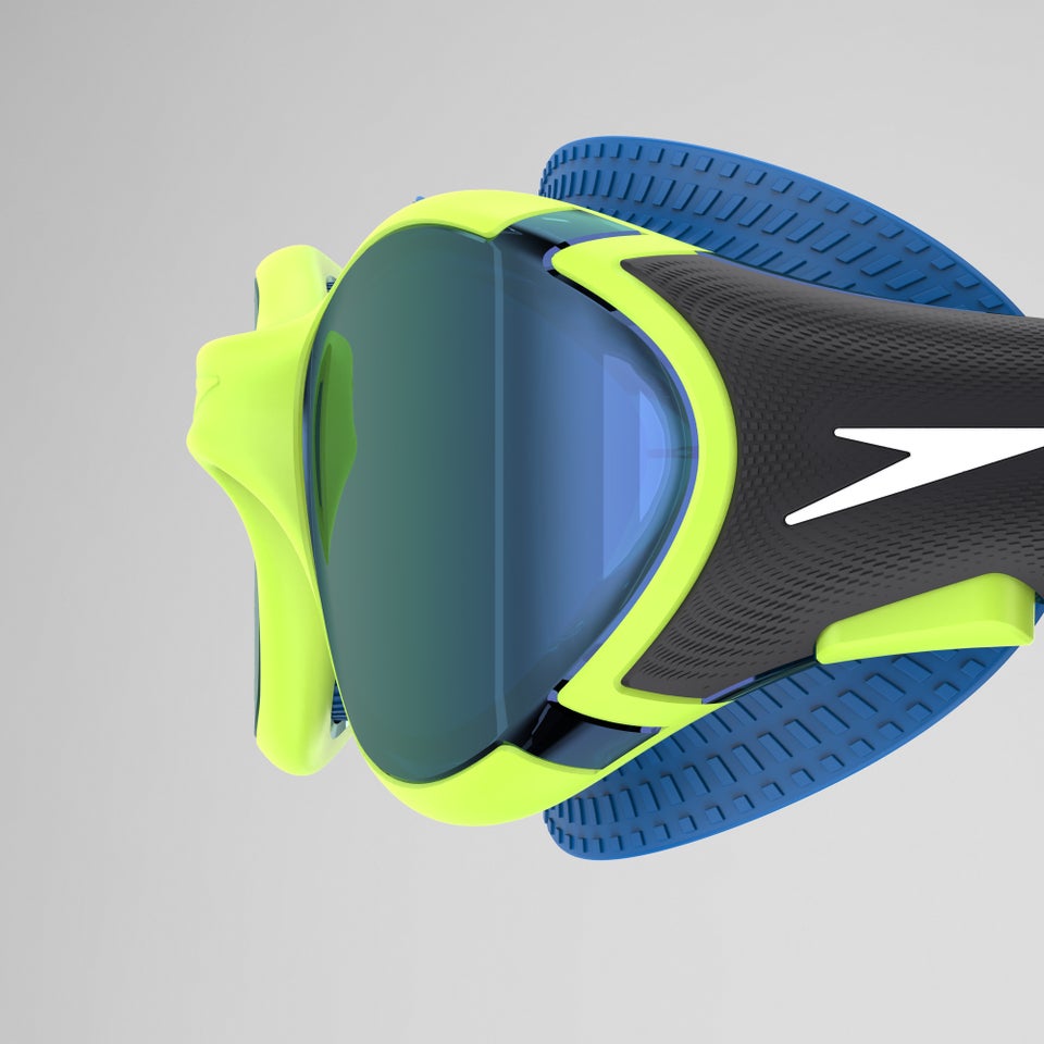 Adult Biofuse 2.0 Mirrored Goggles Green/Blue