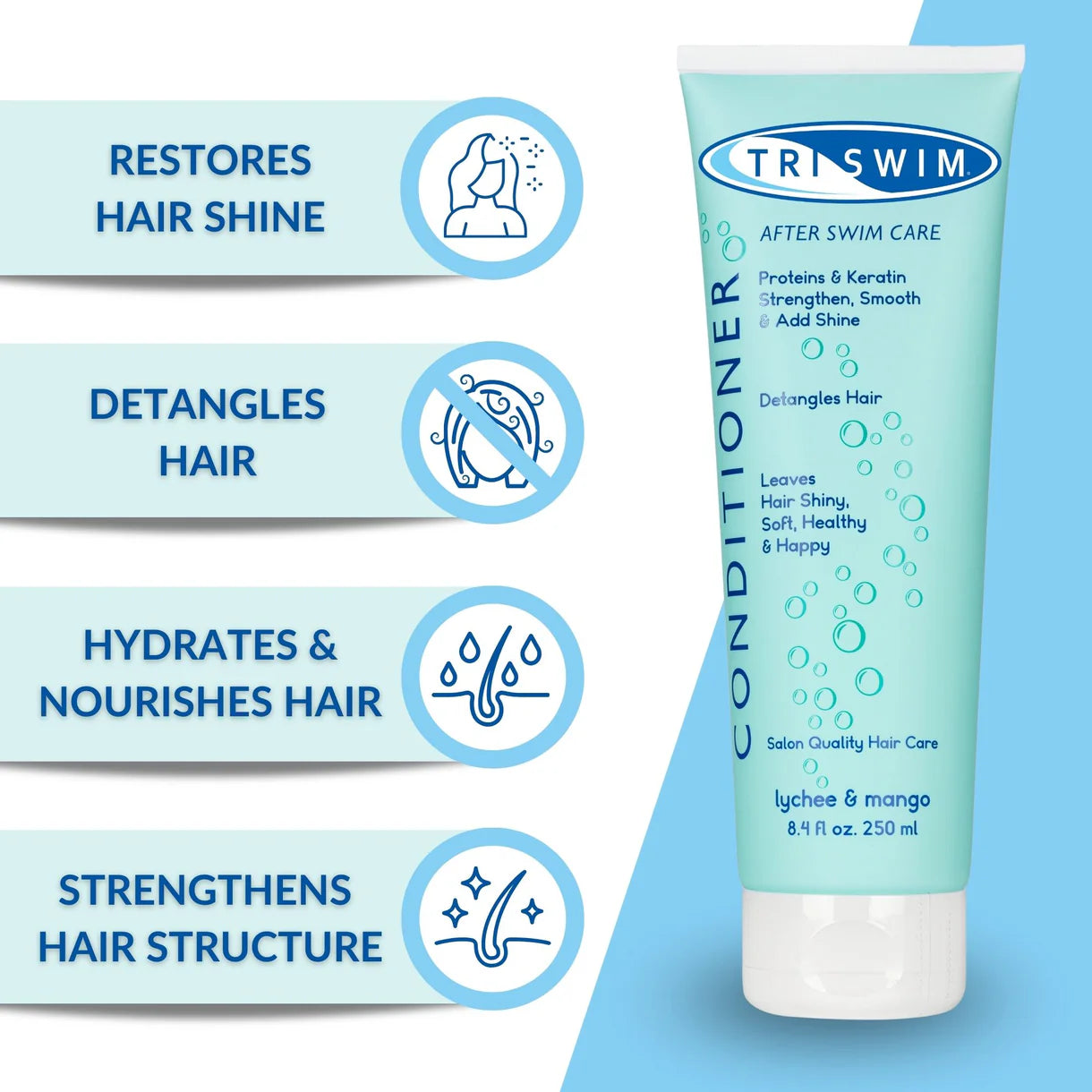 Strongly Regenerating Conditioner For Swimmers | Lychee & Mango