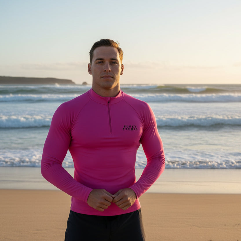Rash Vest Pink