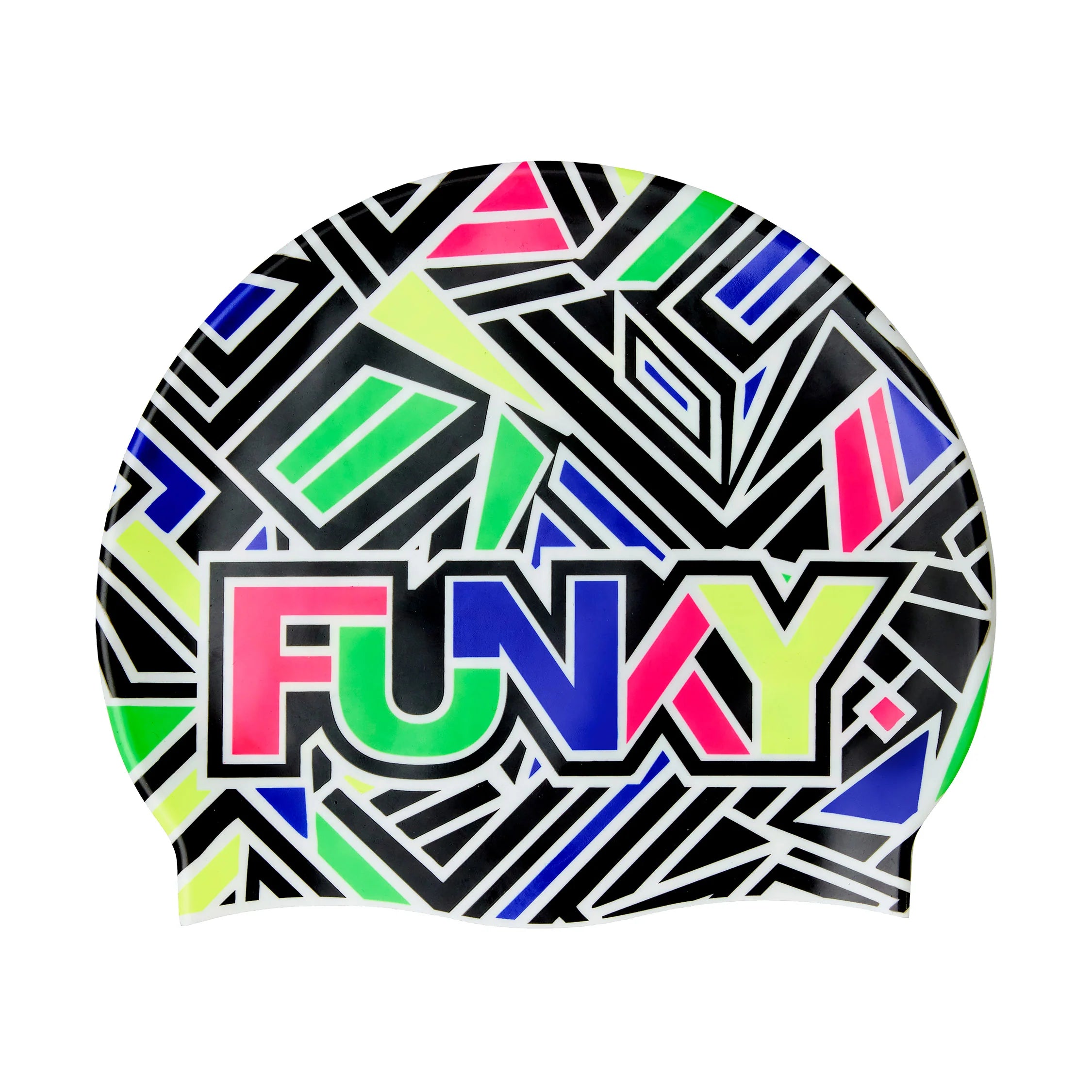 Funky Bits of Peace Swim Hat