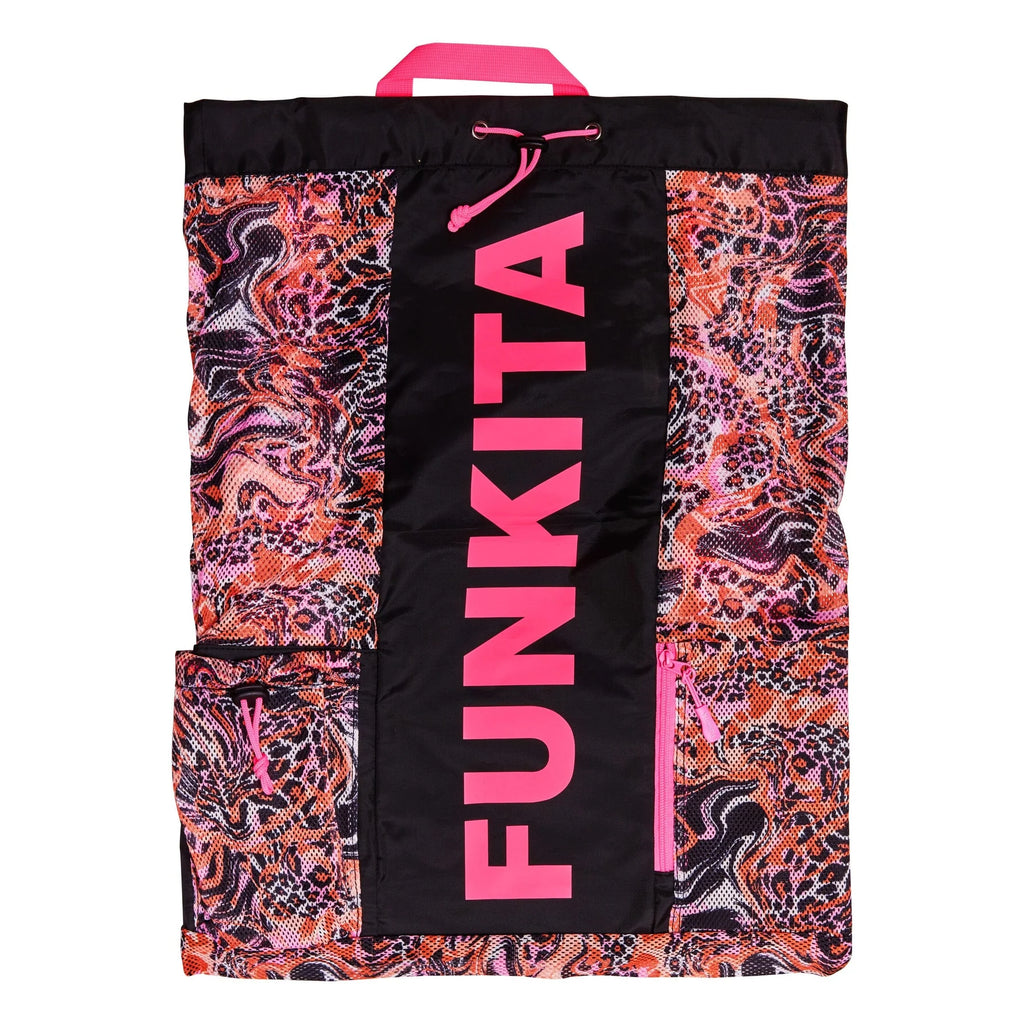 Funkita Gear Up Mesh Backpack - Tipsy Tiger