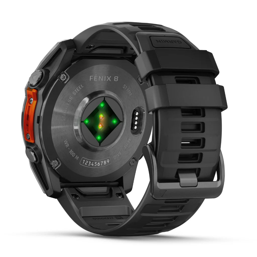 Fenix 8 51mm AMOLED Slate Grey Black Base2Race