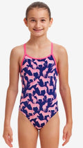 Funkita - Diamond Back one piece - Sweet Stripes - Girls