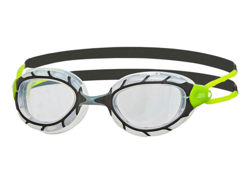 zoggs predator Black/Green - Clear Lens
