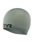 TYR Adult Silicone Wrinkle-Free Swim Cap 019 Grey