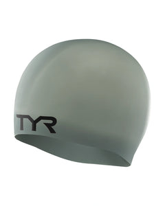 TYR Adult Silicone Wrinkle-Free Swim Cap 019 Grey