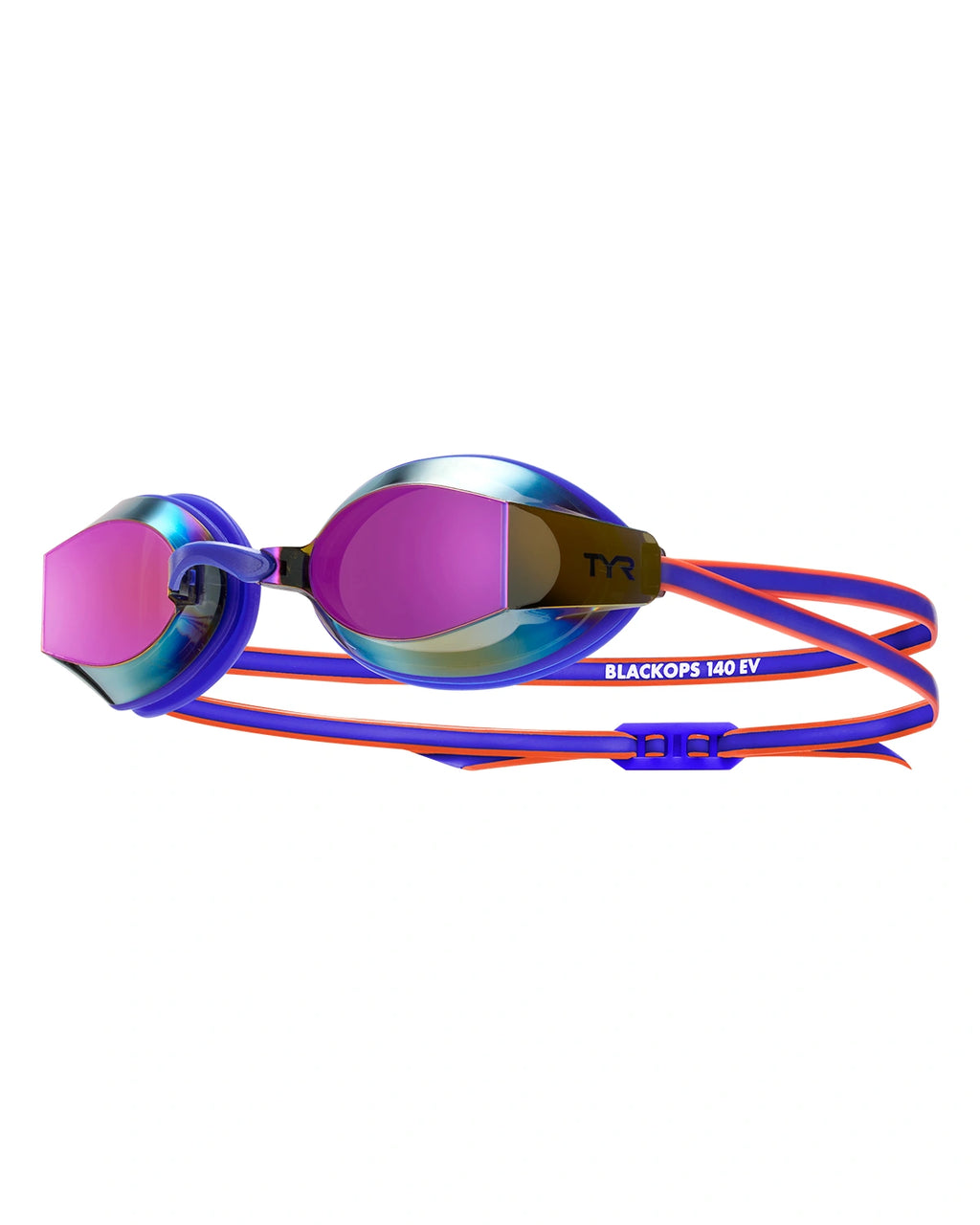 Black Ops 140 EV Mirrored Racing Goggles in Royal Multi