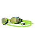 TYR Stealth-X Mirrored Performance Goggles Lime