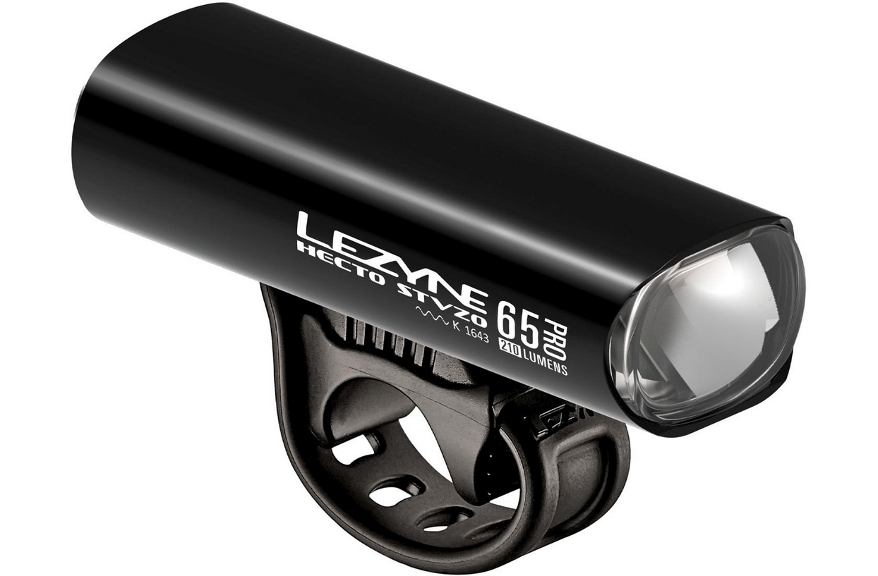 LEZYNE HECTO STVZO PRO 65 LUX FRONT BLACK