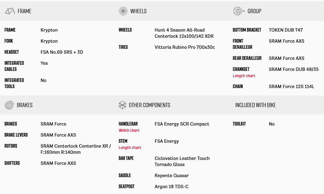 Argon 18 Krypton Force AXS