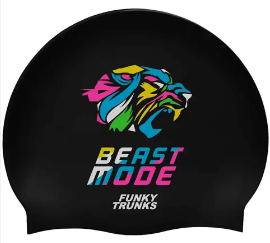 Funky Trunks - beast mode swim cap