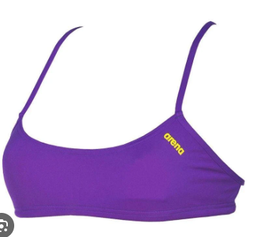 Arena - Bandeau Play Mirtilla top