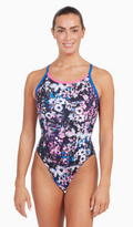 Zoggs Flowerbox Sprintback Swimsuit