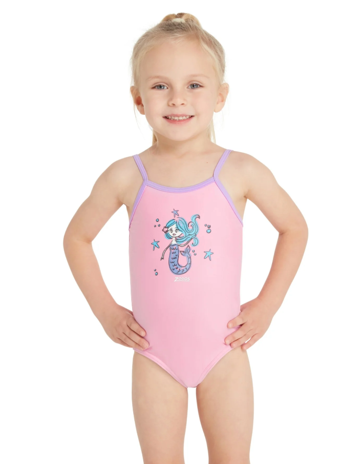 Zoggs Tots Girls Merry Maiden Classicback Swimsuit