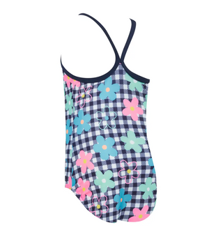 Girls Picnic Posy Tex Back Swimsuit