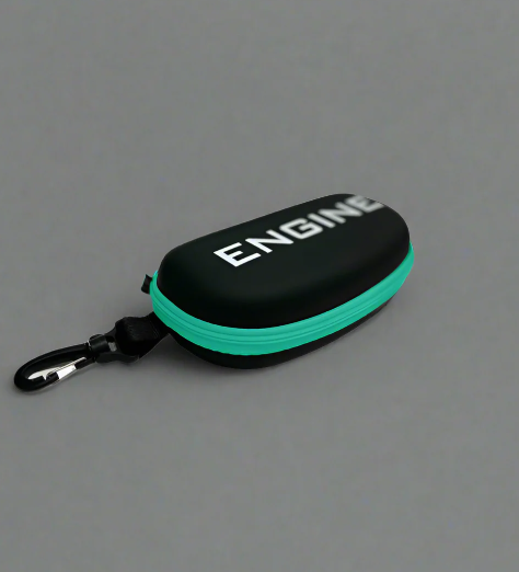 Engine - Hard shell goggle case - Turqua